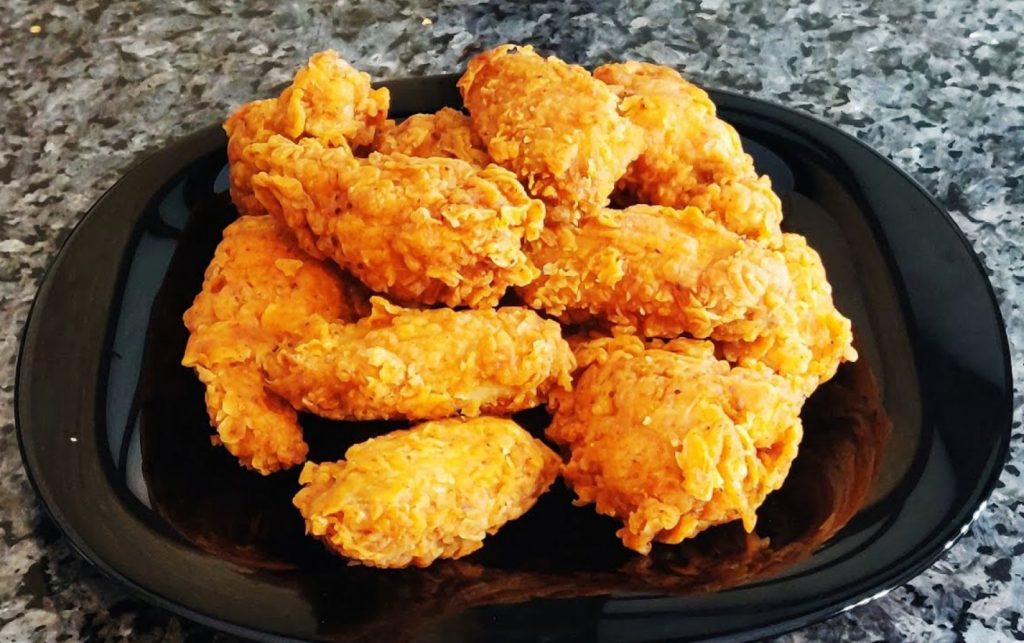 KFC-stiilis paneeritud kana. Täiuslikult krõbe ja mahlakas