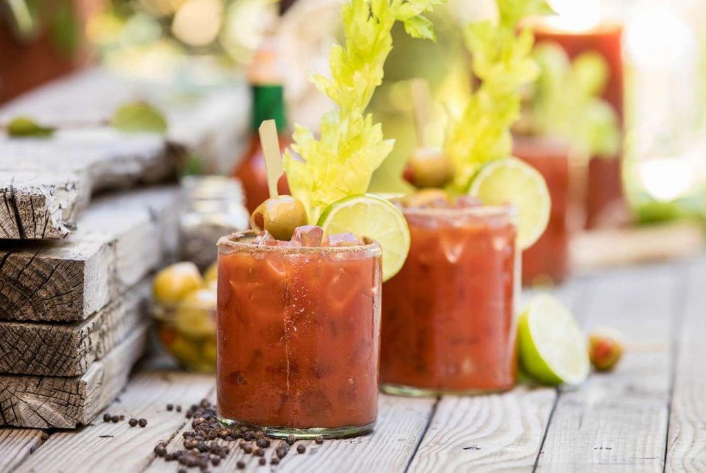 Peedi ja akvaviitiga Bloody Mary retsept