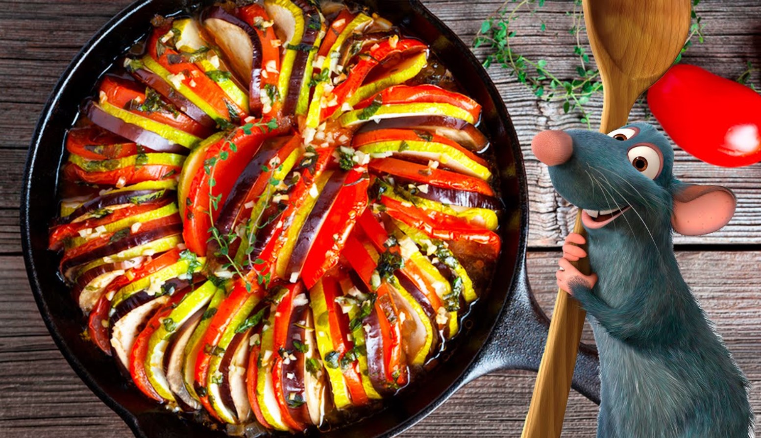 Kas mäletate seda imelist ratatouille’i multikasest, mis võitis isegi range kriitiku? See pole lihtsalt animatsioonikunstnike väljamõeldis, vaid tõeline, hämmas