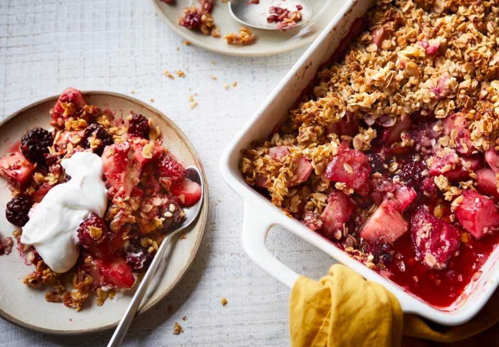 Parim crumble retsept. Krõmpsuv nagu pähklid ja õrn nagu puuvill