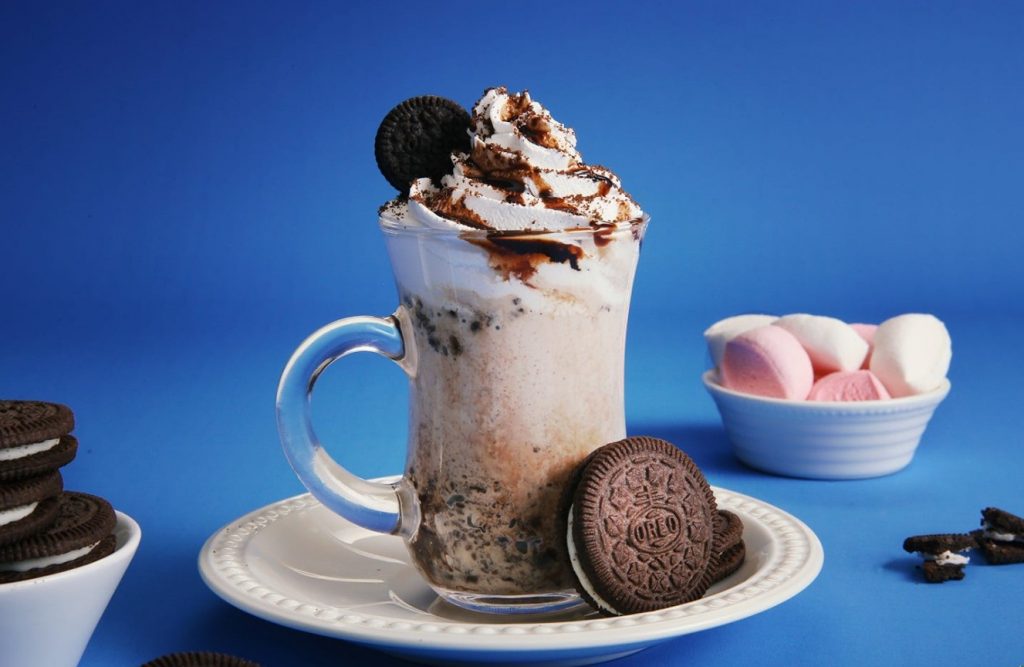 Oreo frappé valmistamise retsept samm-sammult: ideaalne maiuspala kodus