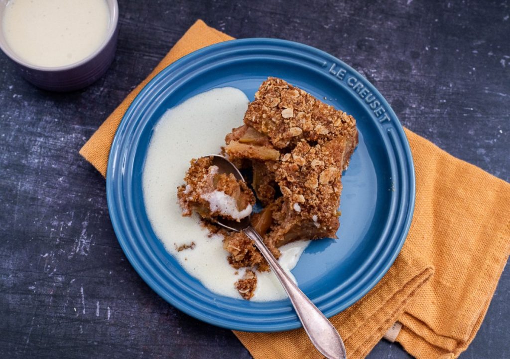 Skåne õunakook — Isabelle Fredborgi originaalne rootsi crumble retsept