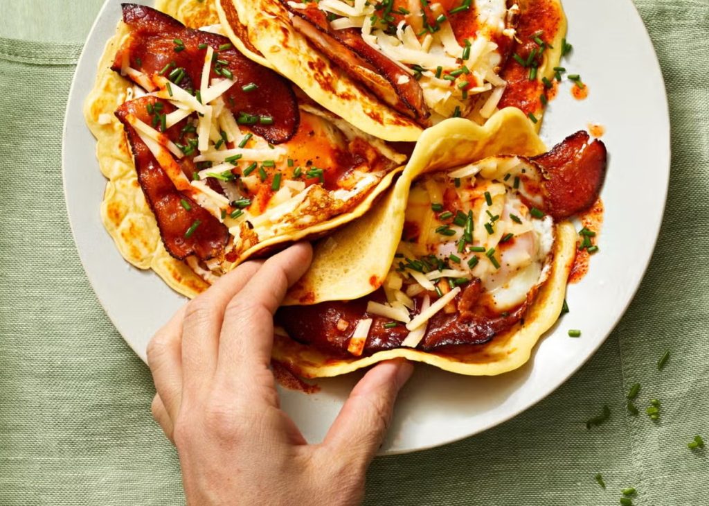 Kaks rooga ühes. Need taco-pannkoogid teevad laualt suure mulje.