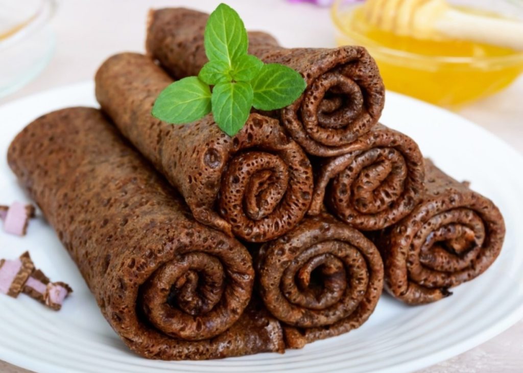 Pannkoogid-brownie'd. Kiire retsept magusaks, soojaks hommikusöögiks.
