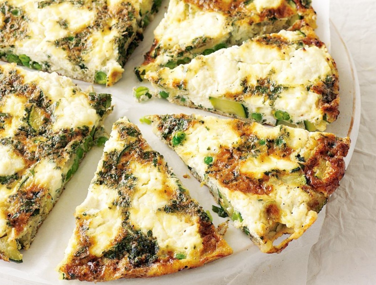 Ricotta frittata: 2 lihtsat koostisosa kiireks lõunasöögiks, valmis mõne minutiga