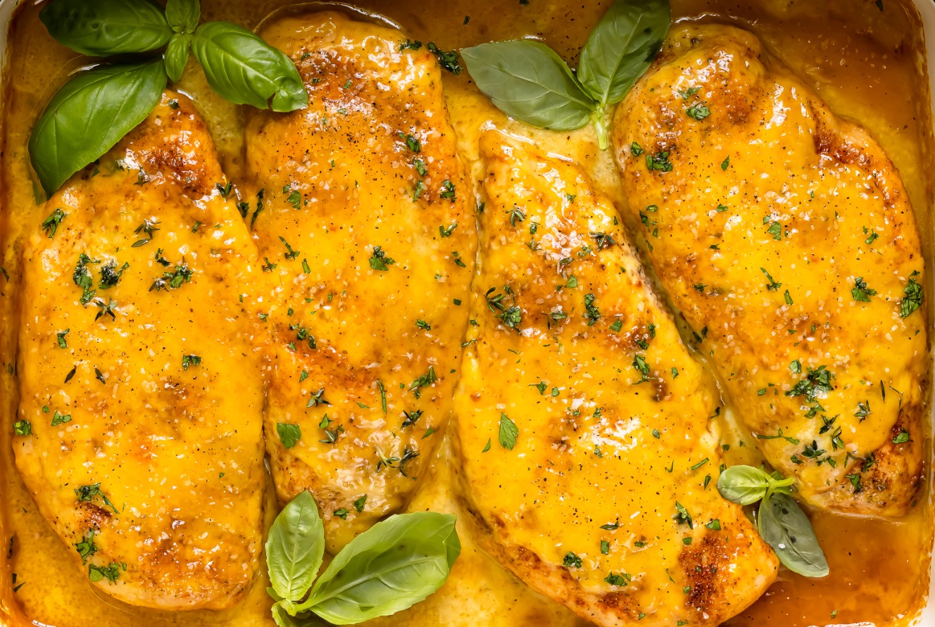 Usaldusväärsed grillitud kanarinnad mee, sinepi ja tüümianiga