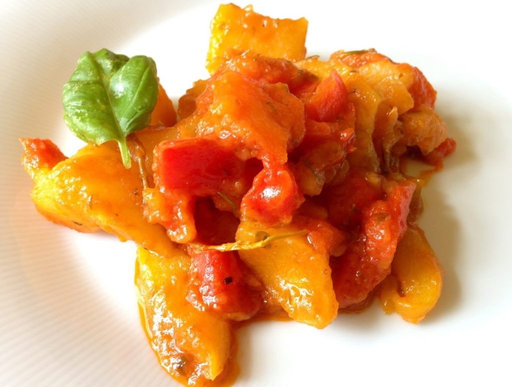 Itaalia hautatud paprikad kartulitega (peperonata con patate)