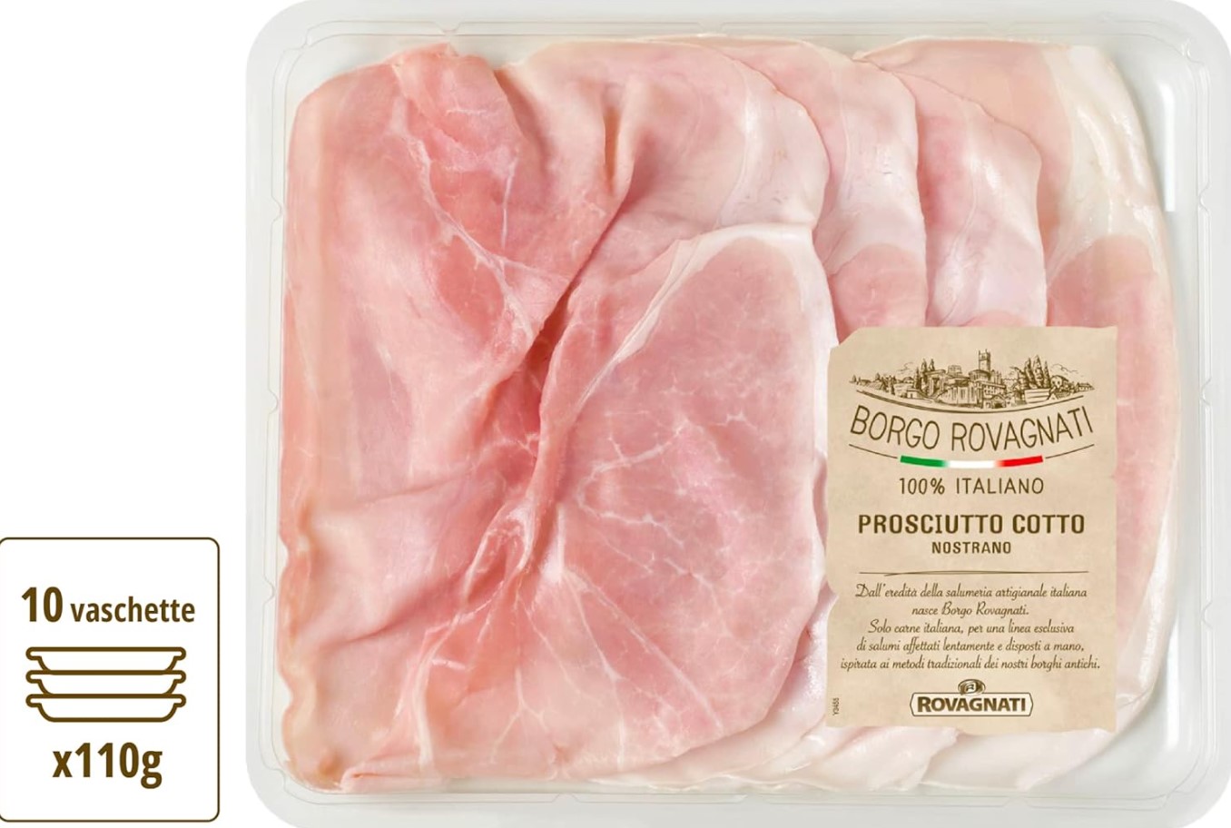 Vene salatiga täidetud Prosciutto Cotto rullid