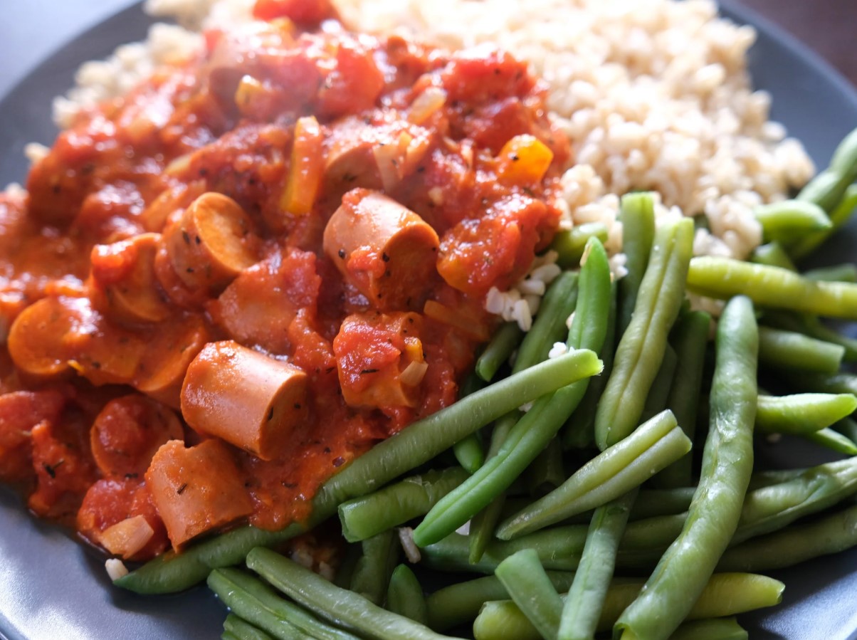 Vorst stroganoff riisiga