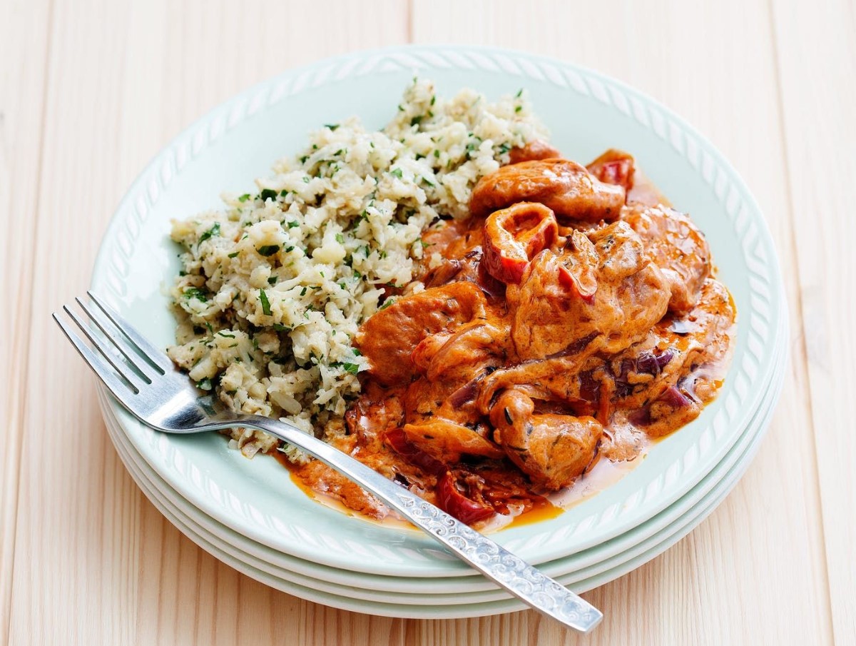 Vorst stroganoff riisiga