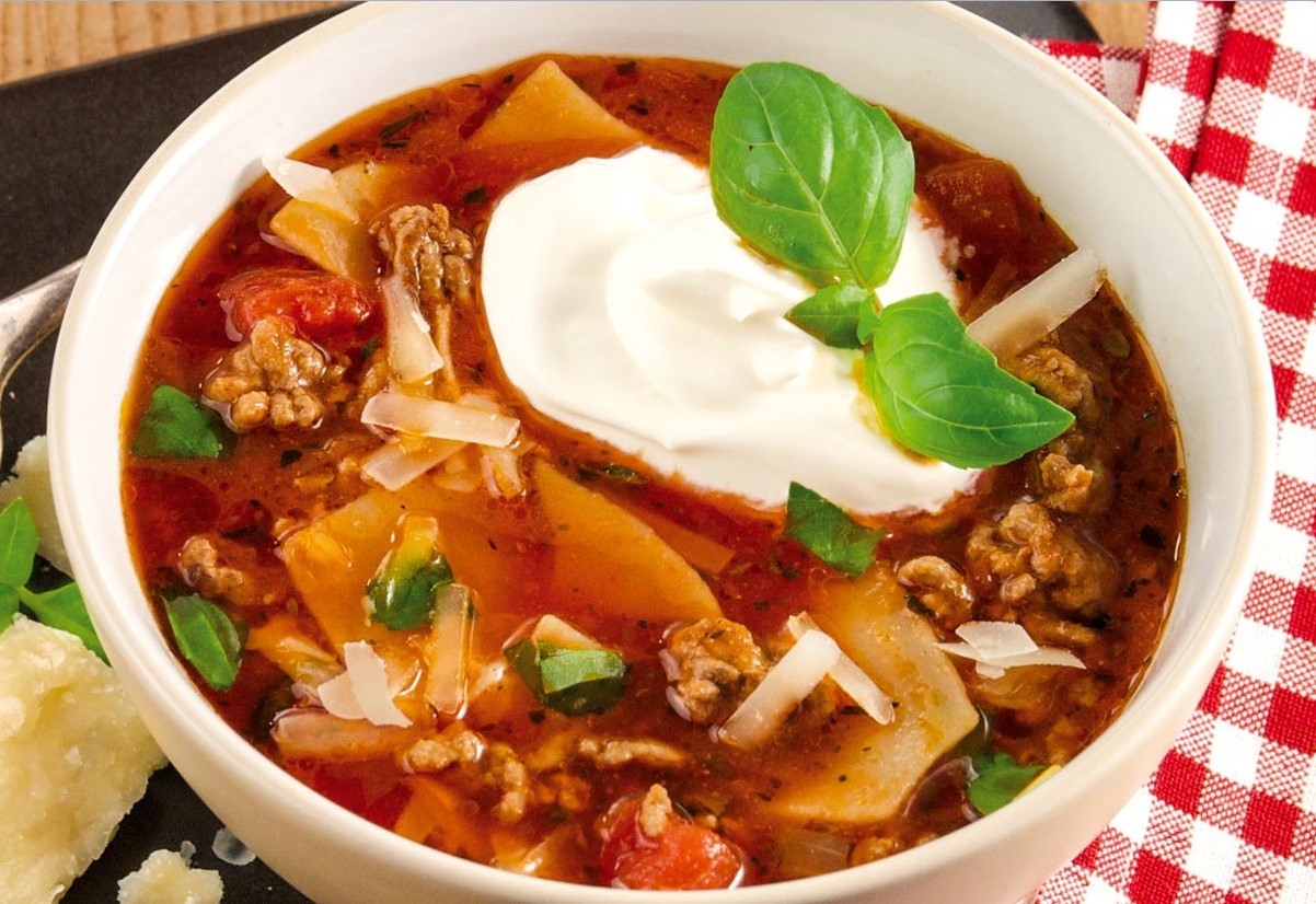 Lasagne supp: uus retsept, mis sai tänu TikTokile ülemaailmselt populaarseks