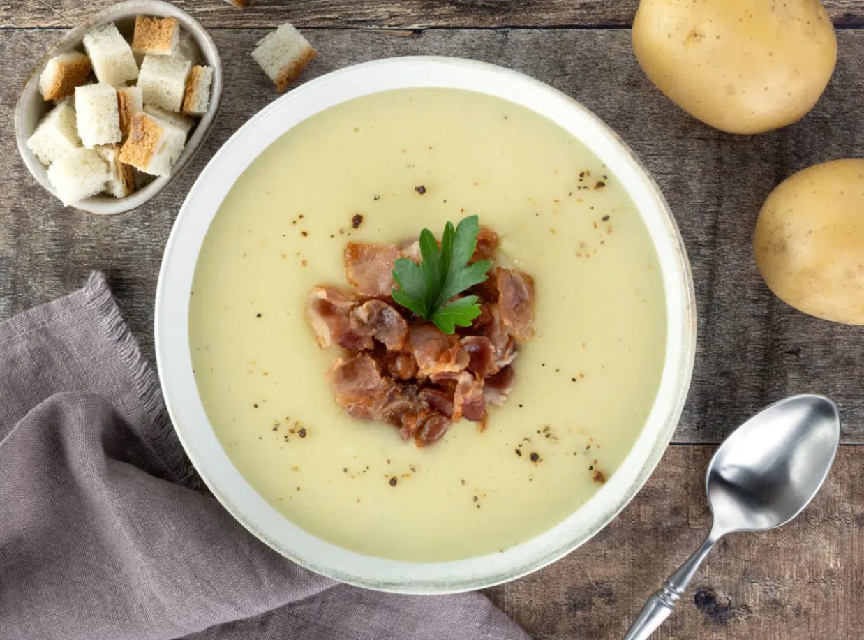 Kartulisupp peekoniga: ideaalne, kui tunned end veidi külmetavat